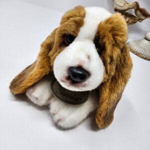 Yomiko Classics Basset Hound Dog Plush Stuffed Animal Puppy Toy